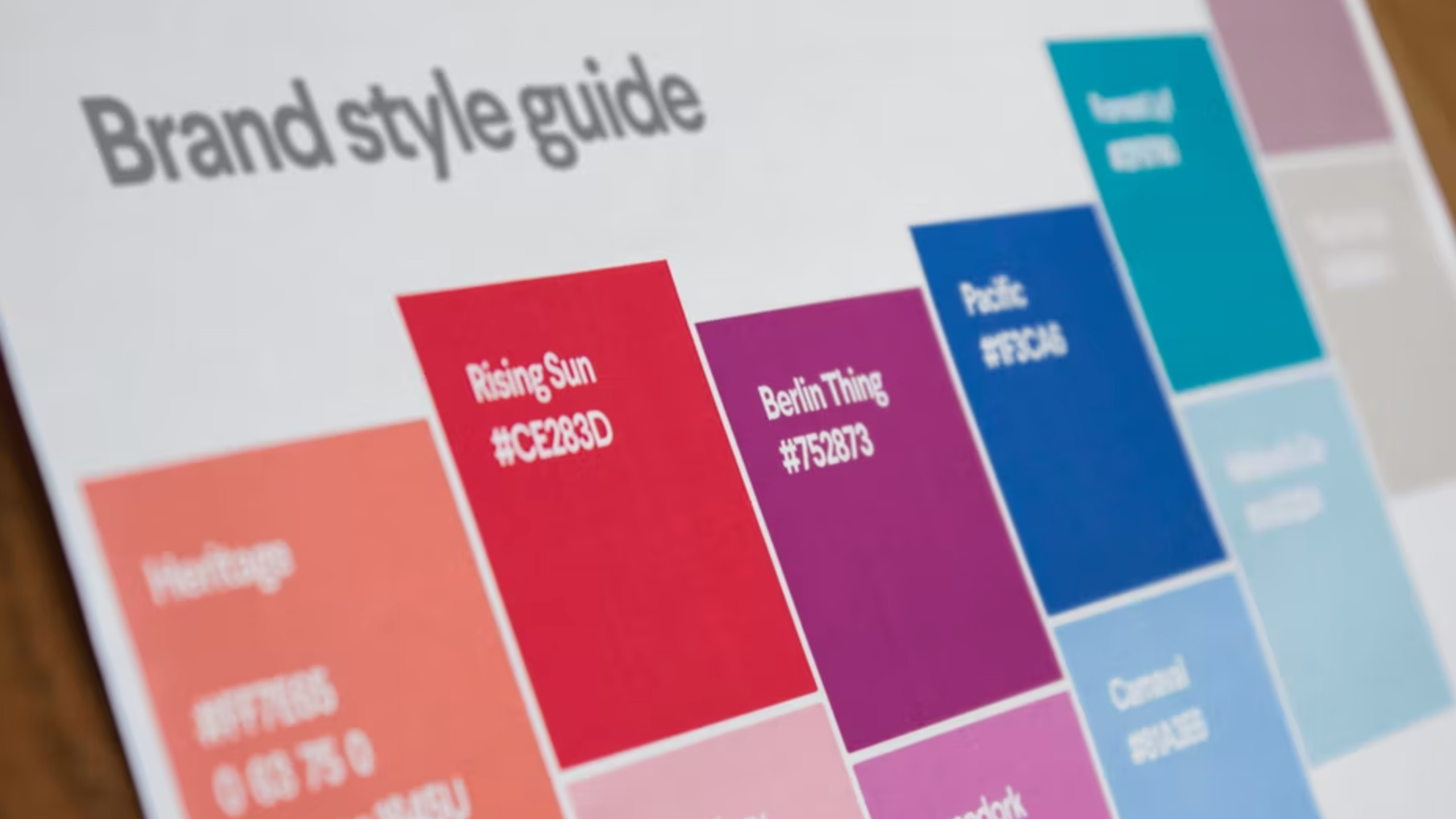 style guide website design